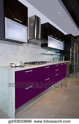 Interiors of the kitchen View Large Photo Image Stock Photo - Interiors of the kitchen. Fotosearch