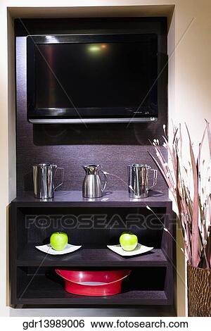 Stock Photograph - Interiors of the kitchen. Fotosearch