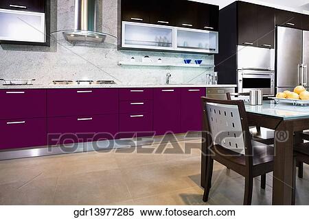 Interiors of the kitchen View Large Photo Image Stock Photography - Interiors of the kitchen. Fotosearch