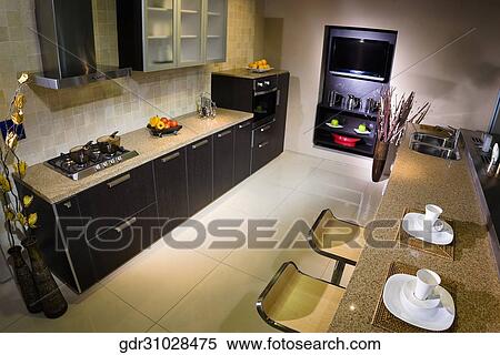 Stock Photography - Interiors of the kitchen. Fotosearch