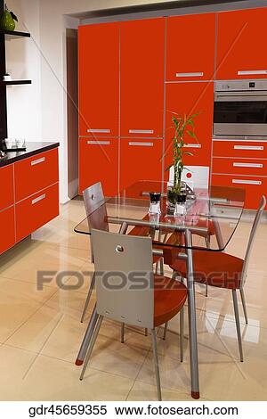 Interiors of the kitchen View Large Photo Image Stock Photography - Interiors of the kitchen. Fotosearch