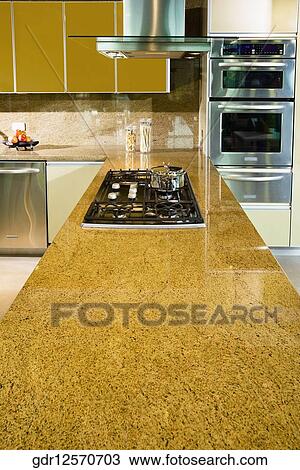 Kitchen counter of the kitchen View Large Photo Image Stock Image - Kitchen counter of the kitchen. Fotosearch