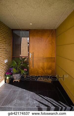 Porch of a house View Large Photo Image Stock Photo - Porch of a house. Fotosearch