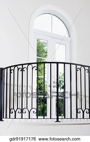 Stock Photograph - Railing in a house. Fotosearch