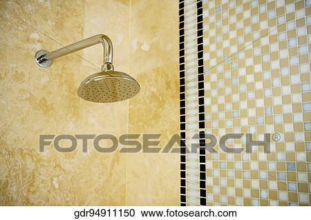 Shower in a bathroom View Large Photo Image Stock Image - Shower in a bathroom. Fotosearch