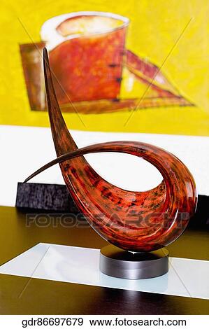 Showpiece on a dining table View Large Photo Image Stock Photo - Showpiece on a dining table. Fotosearch