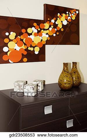 Showpieces on a sideboard View Large Photo Image Stock Image - Showpieces on a sideboard. Fotosearch