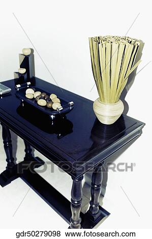 Showpieces on a table View Large Photo Image Stock Photo - Showpieces on a table. Fotosearch