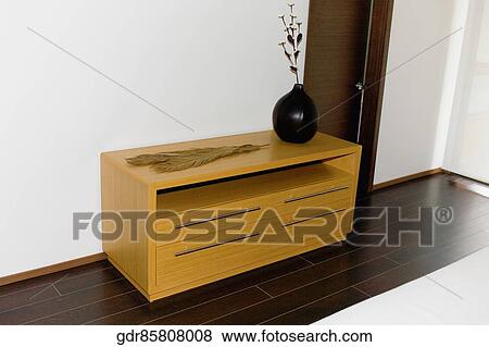 Stock Photo - Sideboard in a living room. Fotosearch