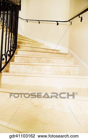 Staircase in a home View Large Photo Image Stock Image - Staircase in a home. Fotosearch