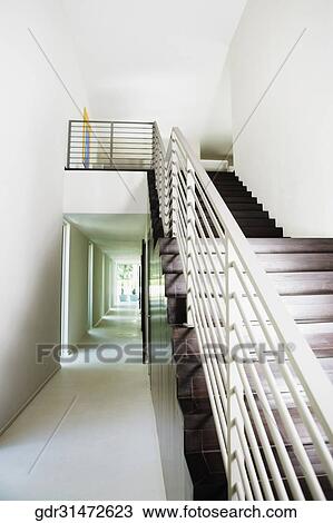 Staircase of a house View Large Photo Image Stock Image - Staircase of a house. Fotosearch