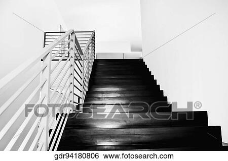 Stock Photograph - Staircase of a house. Fotosearch