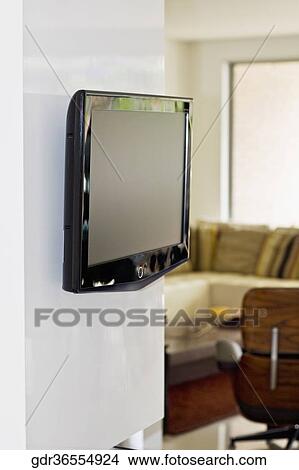 Television in a living room View Large Photo Image Picture - Television in a living room. Fotosearch