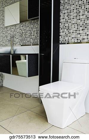 Toilet bowl in the bathroom View Large Photo Image Stock Image - Toilet bowl in the bathroom. Fotosearch