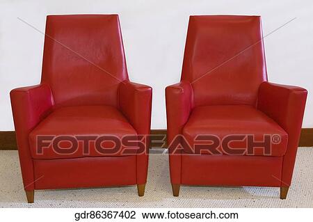 Two armchairs in a living room View Large Photo Image Stock Image - Two armchairs in a living room. Fotosearch
