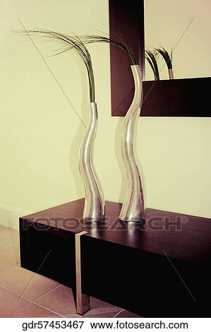 Two vases on a chest View Large Photo Image Stock Photo - Two vases on a chest. Fotosearch