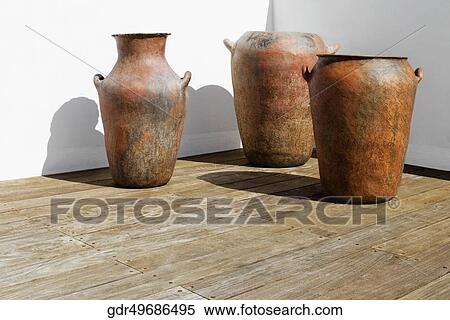 Urns on the balcony View Large Photo Image Stock Photography - Urns on the balcony. Fotosearch