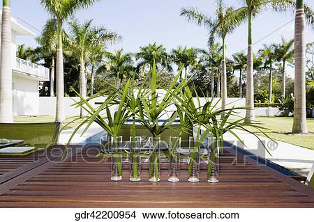 Vases on a dining table View Large Photo Image Picture - Vases on a dining table. Fotosearch