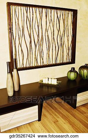 Vases on a sideboard View Large Photo Image Picture - Vases on a sideboard. Fotosearch