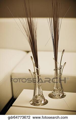 Vases on a table View Large Photo Image Stock Image - Vases on a table. Fotosearch