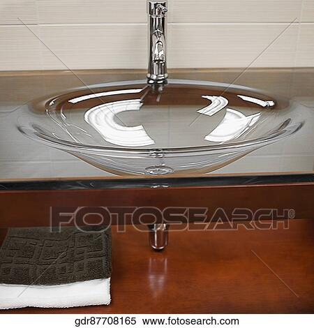 Wash bowl in the bathroom View Large Photo Image Stock Photography - Wash bowl in the bathroom. Fotosearch