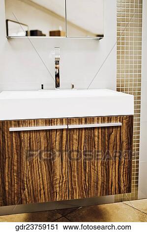 Washbasin in the bathroom View Large Photo Image Stock Image - Washbasin in the bathroom. Fotosearch
