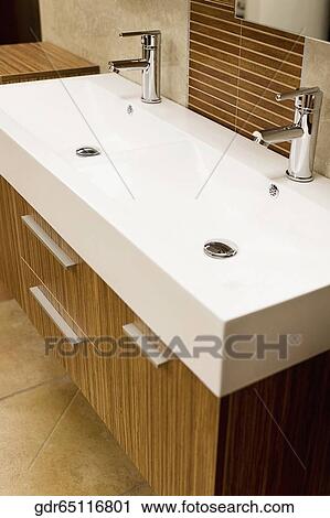 Washbasin in the bathroom View Large Photo Image Stock Image - Washbasin in the bathroom. Fotosearch