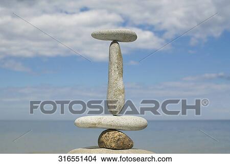 Arranged pebbles at a seaside View Large Photo Image Picture - Arranged pebbles at a seaside. Fotosearch
