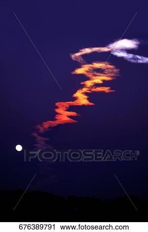 Aurora borealis in the sky View Large Photo Image Stock Image - Aurora borealis in the sky. Fotosearch
