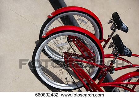 Bicycles on the beach, Oak Street Beach, 1000 North Lake Shore Drive, Chicago, Illinois, USA View Large Photo Image Stock Image - Bicycles on the beach, Oak Street Beach, 1000 North Lake Shore Drive, Chicago, Illinois, USA. Fotosearch
