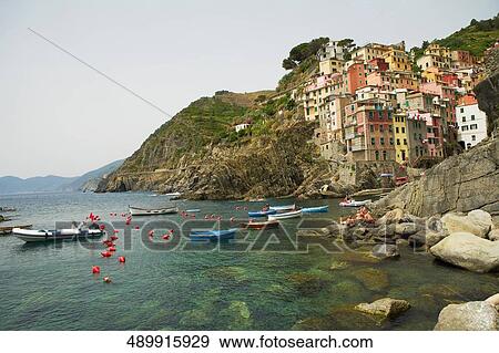 Boats in the sea, Cinque Terre National Park, RioMaggiore, Cinque Terre, La Spezia, Liguria, Italy View Large Photo Image Stock Photo - Boats in the sea, Cinque Terre National Park, RioMaggiore, Cinque Terre, La Spezia, Liguria, Italy. Fotosearch