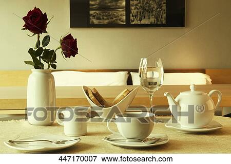 Stock Photo - Breakfast on a table. Fotosearch
