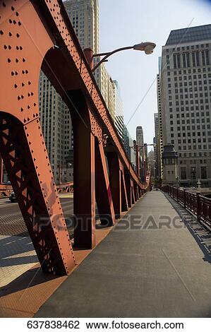 Stock Image - Buildings in a city, Chicago, Illinois, USA. Fotosearch
