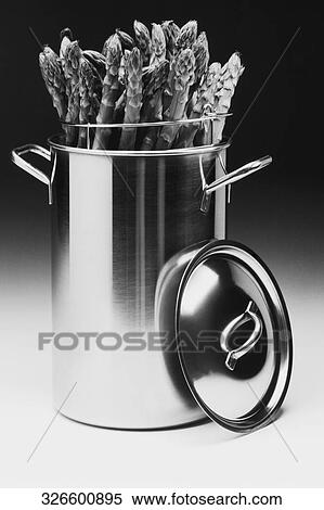 Bunch of asparagus in a container View Large Photo Image Stock Photography - Bunch of asparagus in a container. Fotosearch