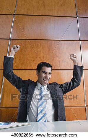 Businessman looking excited View Large Photo Image Stock Photography - Businessman looking excited. Fotosearch
