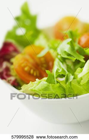 Stock Photo - Close-up of a bowl of salad. Fotosearch