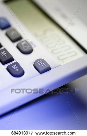 Stock Photo - Close-up of a calculator. Fotosearch