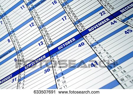 Close-up of a calendar View Large Photo Image Stock Image - Close-up of a calendar. Fotosearch