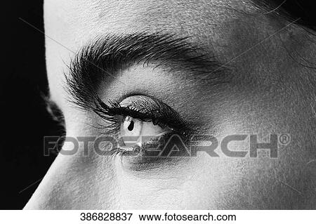 Stock Photo - Close-up of a human eye. Fotosearch