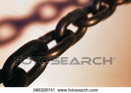 Close-up of a metal chain View Large Photo Image Stock Image - Close-up of a metal chain. Fotosearch
