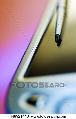 Close-up of a personal data assistant with a digitized pen View Large Photo Image Stock Image - Close-up of a personal data assistant with a digitized pen. Fotosearch