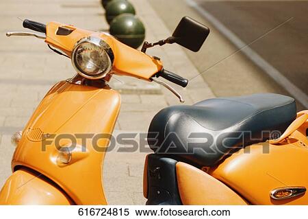 Close-up of a scooter, Cannes, Provence-Alpes-Cote d'Azur, France View Large Photo Image Stock Photography - Close-up of a scooter, Cannes, Provence-Alpes-Cote d'Azur, France. Fotosearch