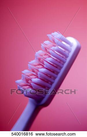 Stock Photograph - Close-up of a toothbrush. Fotosearch