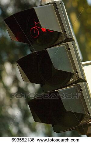 Close-up of a traffic light, Le Mans, Sarthe, Pays-de-la-Loire, France View Large Photo Image Stock Photograph - Close-up of a traffic light, Le Mans, Sarthe, Pays-de-la-Loire, France. Fotosearch