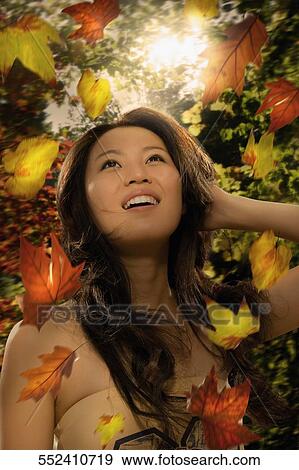Close-up of a young woman View Large Photo Image Stock Photo - Close-up of a young woman. Fotosearch