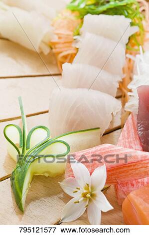 Close-up of Japanese food View Large Photo Image Stock Photo - Close-up of Japanese food. Fotosearch