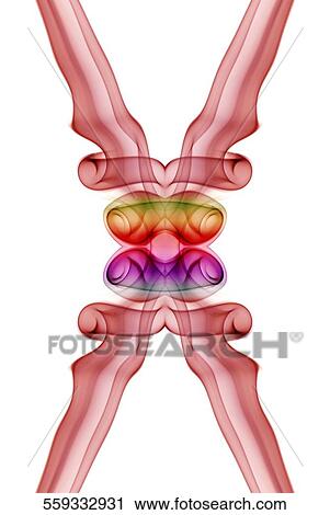 Stock Image - Close-up of multi-colored smoke. Fotosearch