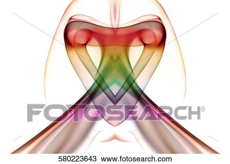 Stock Image - Close-up of multi-colored smoke. Fotosearch