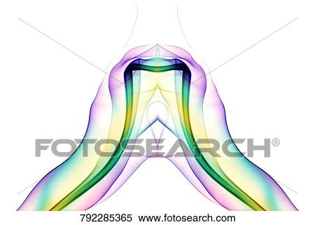 Stock Photography - Close-up of multi-colored smoke. Fotosearch