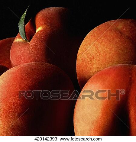 Close-up of peaches View Large Photo Image Stock Image - Close-up of peaches. Fotosearch
